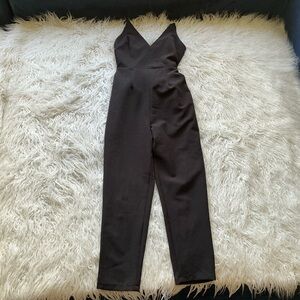 ASOS TIE-BACK FAUX WRAP JUMPSUIT‎